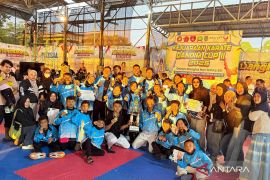Dojo Murakata juara umum 1 Dandim Cup II 2025 se-Banua Enam