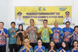 Pemkot Palangka Raya musnahkan 439 arsip lama di bawah 10 tahun