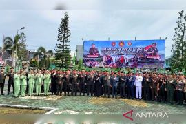 HUT TNI momentum meningkatkan sinergitas menegakkan kedaulatan NKRI