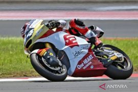 Hasil Kualifikasi Moto2 Portugal: Moreira pole, Mario Aji start ke-22