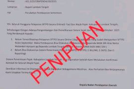 Waspada!! penipuan mengatasnamakan petugas Bapeda Lombok Tengah