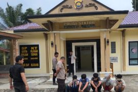 Polres Muaro Jambi  tangkap tujuh remaja komplotan bandit