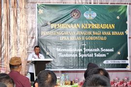 Anak binaan LPKA Gorontalo jalani program penyelenggaraan jenazah