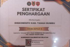 Tanah Bumbu wins two cyber awards from BSSN