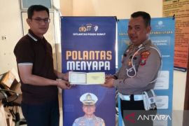 Satlantas Polres Taput laksanakan Polantas Menyapa