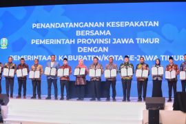 38 daerah di Jatim tanda tangani MoU pelaksanaan keadilan restoratif