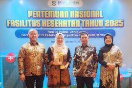 RSUD Ibnu Saleh Bangka Tengah meraih penghargaan faskes terbaik nasional