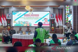 Polda Kalteng rangkul ojek daring turut jaga kamtibmas