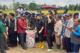 Bupati Banyuasin Askolani lestarikan budaya Sedekah Bumi Desa