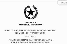 Mensesneg ungkap rangkap jabatan Mentan Amran