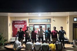 Polres Tual amankan enam tersangka kasus dugaan pembunuhan di Dullah Maluku