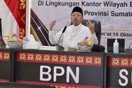 Pembinaan di Kanwil BPN Provinsi Sumsel, Menteri Nusron tekankan layanan pertanahan yang adaptif bagi generasi muda