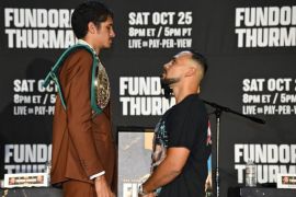 Juara WBC  Fundora cedera saat latihan, laga lawan Thurman ditunda