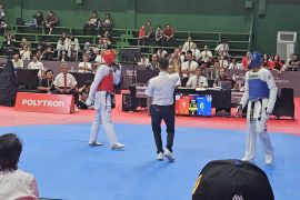 Jambi raih perak dari taekwondo hari pertama PON Bela Diri
