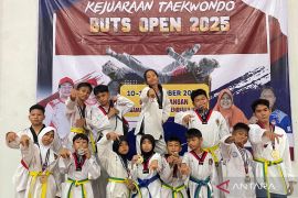 Semua atlet Mukomuko raih medali Kejuaraan Taekwondo tingkat provinsi