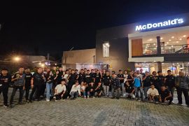 Honda Sulteng kembali gelar night ride ke-2 untuk komunitas honda Palu