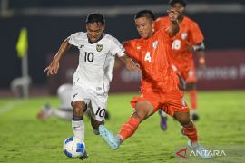 Babak pertama Indonesia U-23 versus India U-23 imbang tanpa gol