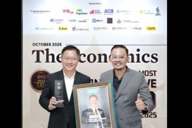 Jajaran Direksi Elnusa Petrofinraih dua penghargaan dalam ajang The 50 Most Innovative CEO & CFO Awards 2025