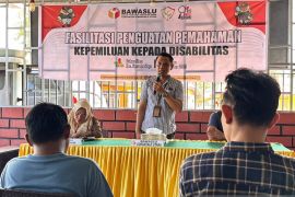 Bawaslu memastikan hak politik disabilitas melalui pemahaman kepemiluan