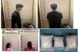 Polsek Banteng serahkan suami dan istri miliki 2 ons sabu ke kejaksaan