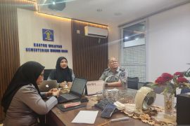 Kemenkum Riau dan BPBD Inhu Samakan Persepsi Ranperda Penanggulangan Bencana