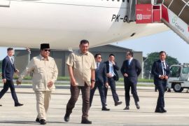 Prabowo kembali ke Tanah Air usai hadiri KTT Perdamaian Gaza di Mesir