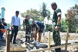 Pangdam Merdeka pastikan asrama Pomdam yang terbakar kembali dibangun