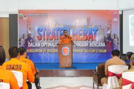 Indocement dan BPBD Kotabaru edukasi masyarakat perkuat Desa Tangguh Bencana