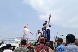 Tolak truk ODOL melintas, ratusan warga Kramatwatu Serang demo