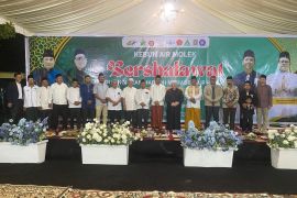 Ratusan Jemaah Air Molek Larut dalam Kemeriahan Shalawat Bersama PTPN IV Regional III