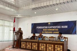 Kanwilham Jambi beri penguatan kapasitas HAM sasar komunitas daerah
