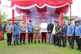 Wako Fadly Amran hadiri peletakan batu pertama pembangunan Koperasi Merah Putih di Alai Parak Kopi