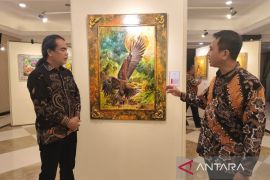Pameran lukisan Iwan Suhaya jadi momen pencanangan rumah restorative justice Kejari Surakarta