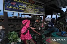 Satgas Yonif 521/DY perkuat CKG di perkampungan Muslim Jayawijaya