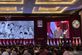 Presiden Prabowo hadiri sidang senat terbuka wisuda 521 sarjana UKRI di Bandung
