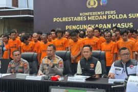 Polrestabes tangkap 87 tersangka dari 61 kasus selama delapan hari