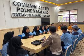 Polres Malang perkuat literasi digital guna cegah pelajar terpapar hoaks