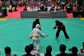Andhini pesilat Jambi melaju final PON Bela Diri