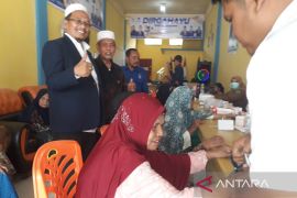 Sambut HUT ke-14, Partai Nasdem gelar cek pemeriksaan kesehatan gratis di Padang Lawas