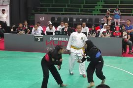 Pesilat putri Lampung sabet medali emas PON Bela Diri