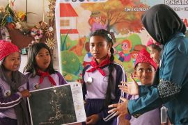 Tim Ekspedisi Patriot latih literasi spasial siswa SDN Tokelemo Sigi