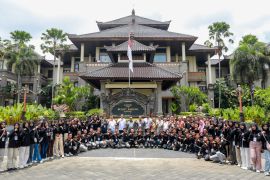 Paskibraka Takalar studi wawasan kebangsaan di Badung