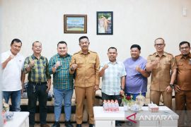 Lintas Asosiasi Jasa Konstruksi Madina audiensi dengan Bupati Saipullah Nasution