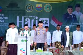 Kapolda Jambi hari santri perkuat sinergi perantren dengan aparat keamanan