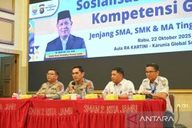 Kapolda Jambi hadiri sosialisasi peningkatan kompetensi guru bimbingan konseling