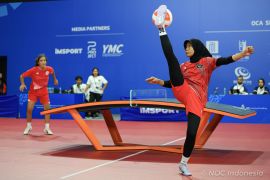 Zahrotus Syifa ke semifinal teqball Asian Youth Games 2025