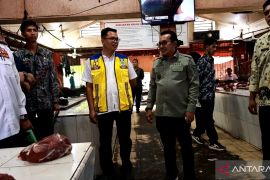 Satker Balai Prasarana Pemukiman Sumatera Barat tinjau Pasar Batusangkar