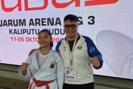 Karateka Jambi gagal sumbang emas kata peorangan PON Bela Diri