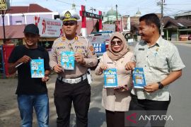 UPT Samsat Sibuhuan, BPPKAD, Dishub dan Satlantas Polres Palas sosialisasi program pemutihan dan diskon PKB tahun 2025