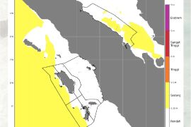 Gelombang 4 meter berpotensi terjadi di Samudera Hindia barat Nias
